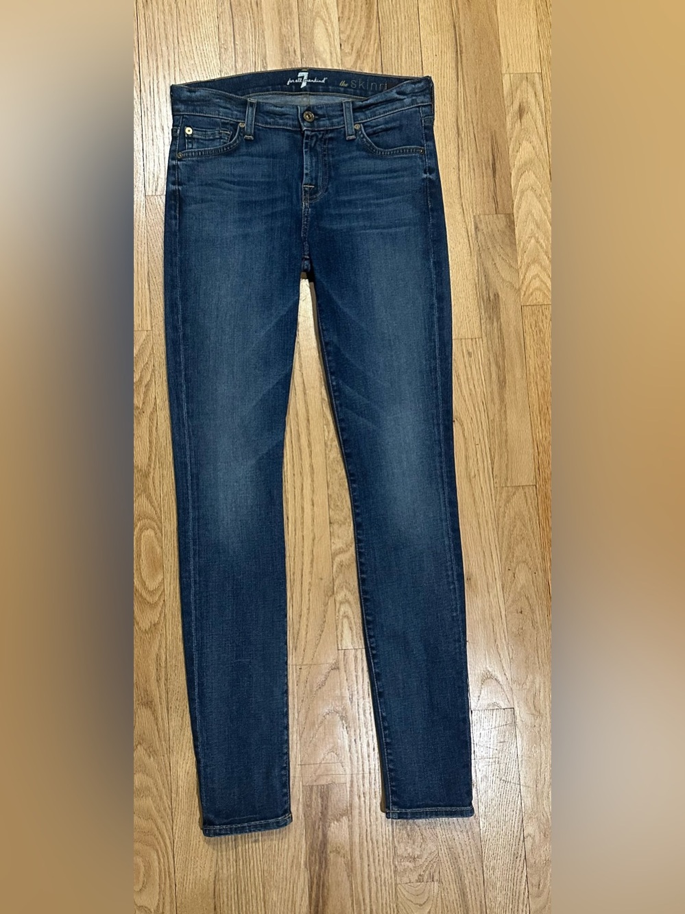 7 For All Mankind Dark Blue “ The Skinny Jeans” (26)